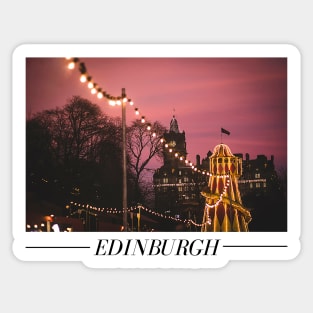 Edinburgh, Scotland | Unique Beautiful Travelling Home Decor | Phone Cases Stickers Wall Prints | Scottish Travel Photographer  | ZOE DARGUE PHOTOGRAPHY | Glasgow Travel Photographer Sticker